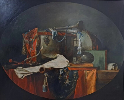 Копия натюрморта Шардена "Предметы музыки"