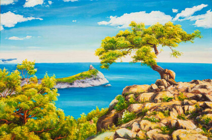 Прекрасный полдень. Вид на мыс Капчик