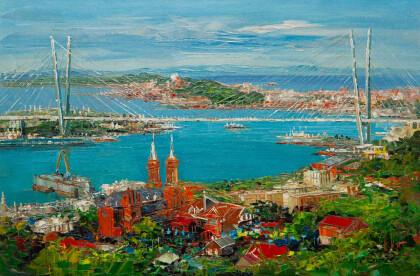 Там, где страна встречает солнце. Золотой мост. Владивосток