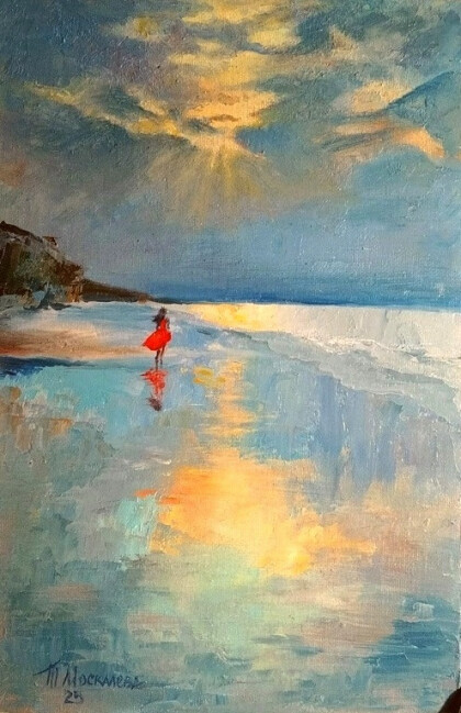 Красное платье