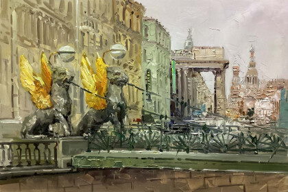 Грифоны Банковского моста: стражи петербургских тайн