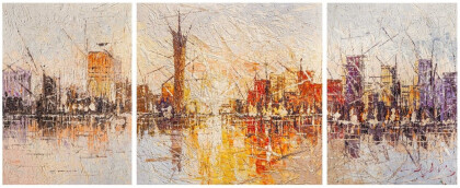 Мегаполис в лучах рассвета