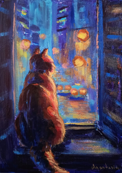 Ночной мир глазами кошек