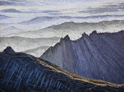 Горы. Рассвет обнимает вершины