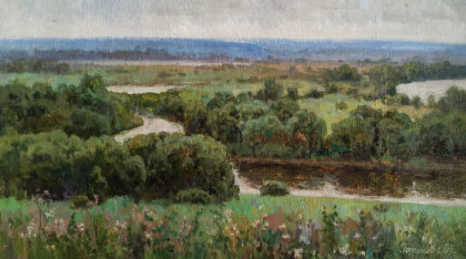 Тойма после дождя