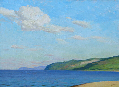 Ветренный день на Волге