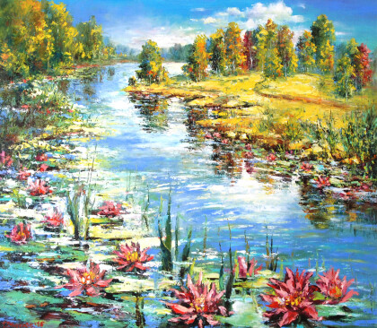 Лесное озеро