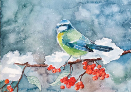 "Синица и ягоды"