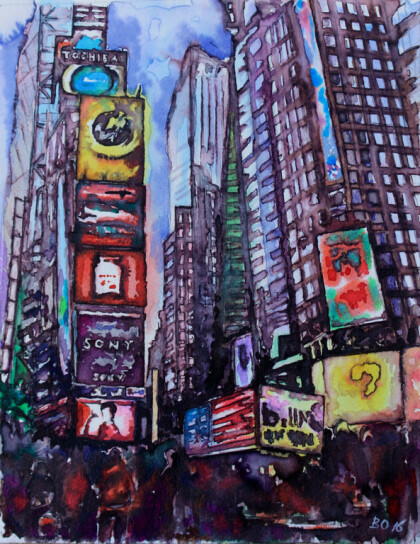 Вечер на Таймс-сквер. 2