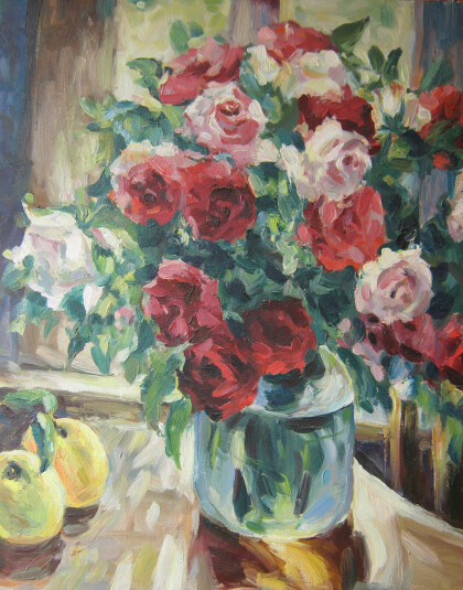 Розовый букет