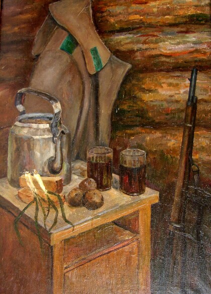 В сторожке обходчика.