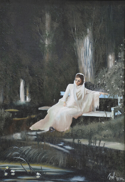 Копия картины И. Крамского Лунная ночь