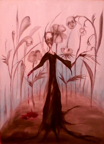 Цветы и безрукий Чёрт