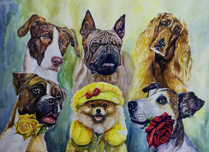 Талисманы поздравляют творческое сообщество с Новым Годом!