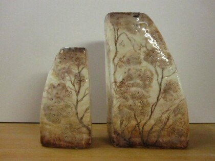 Цветочное поле ваза