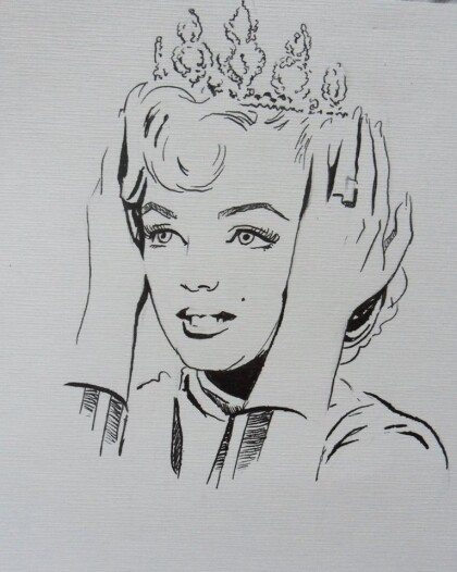 портрет девушки