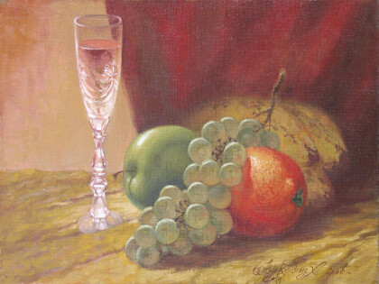 Виноград с бананами