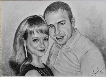 портрет жениха и  невесты