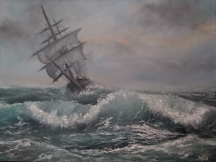 Шторм на море