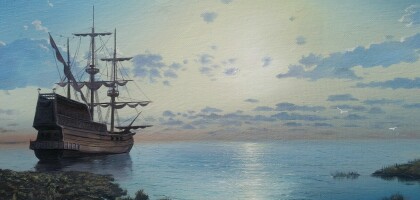 Тихий вечер в заливе