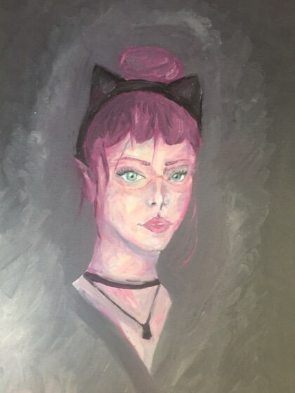 Девушка в чёрном