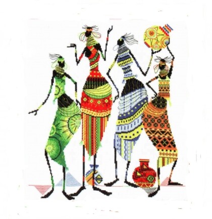 Африканочки-подружки