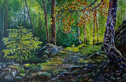 Старая береза