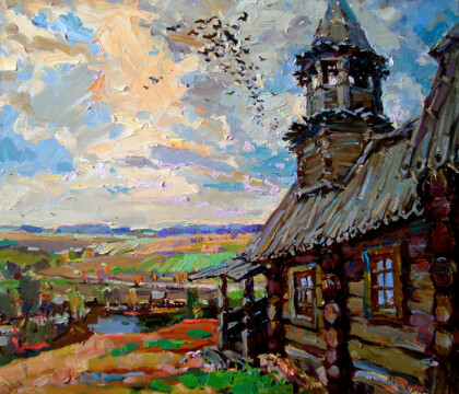 На высоком холме