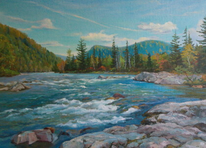 О, эта прелесть струй звенящих! река Большой Казыр