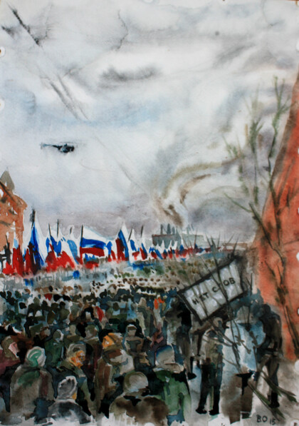 Траурное шествие по Борису Немцову в Москве