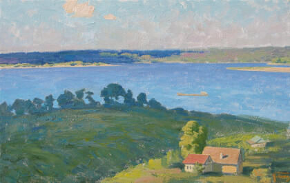 Волга. Ранний вечер