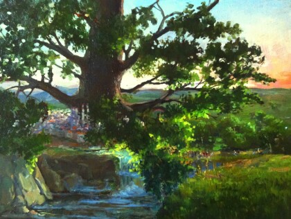 Кедр на Ливане (пейзаж)