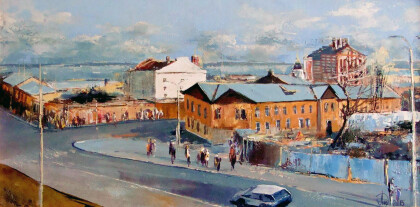 Самара.Вид на Волгу