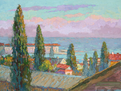 ЯЛТА. ВЕЧЕРНЕЕ СОЛНЦЕ.