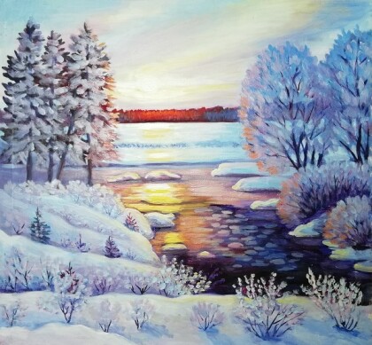 Дукча зимой