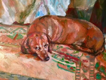 портрет собаки