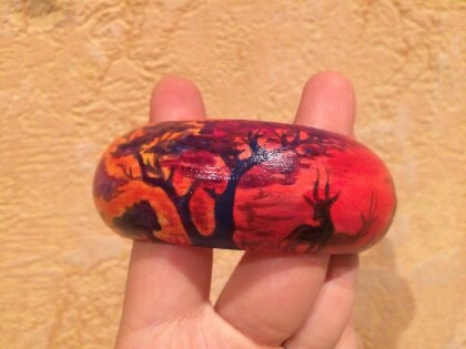 Сафари деревянный браслет