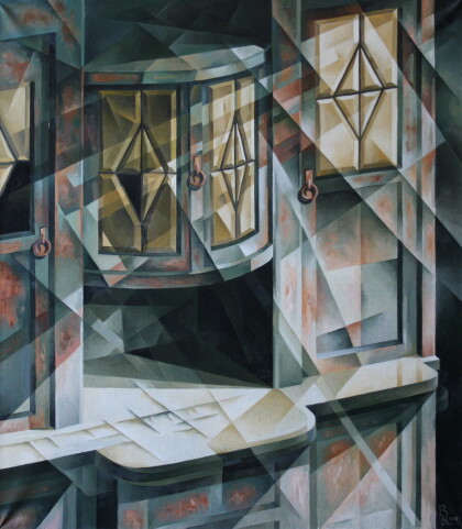 Зеленый буфет. Кубофутуризм