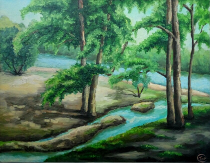 Бирюзовый ручей