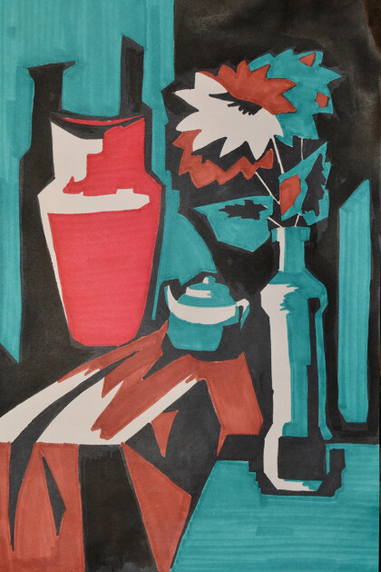 Натюрморт в графике