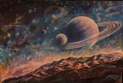 Восход на Энцеладе