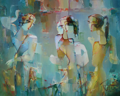 У чистого пруда