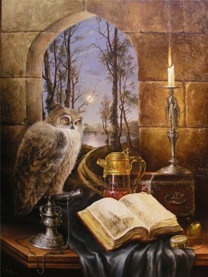 Натюрморт с совой