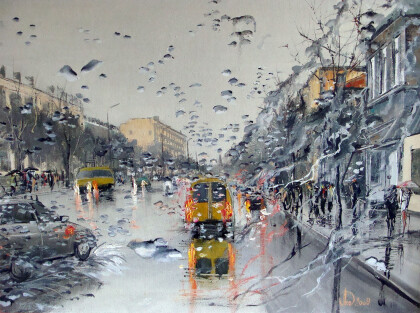 Через лобовое стекло