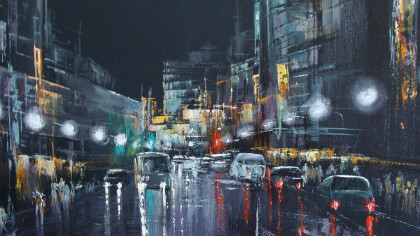 Ночной мегаполис