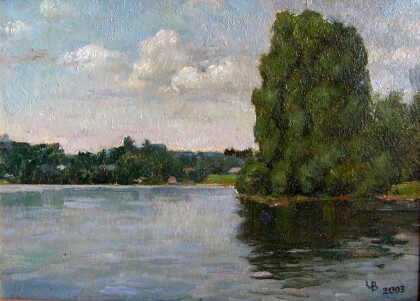 Тихая река.