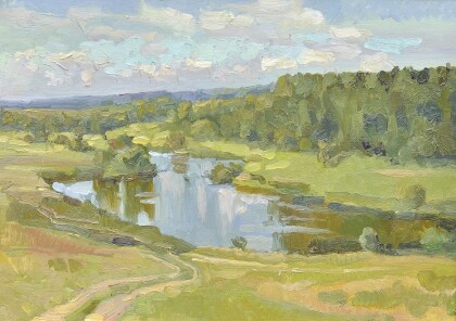 У Москвы реки.