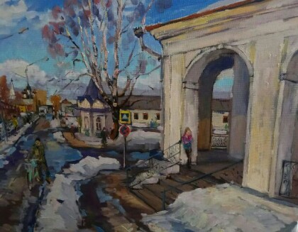 Весна в Белозерске