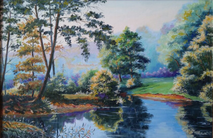 Лесное озеро