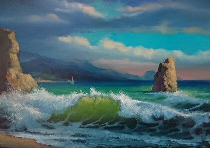 одинокая скала